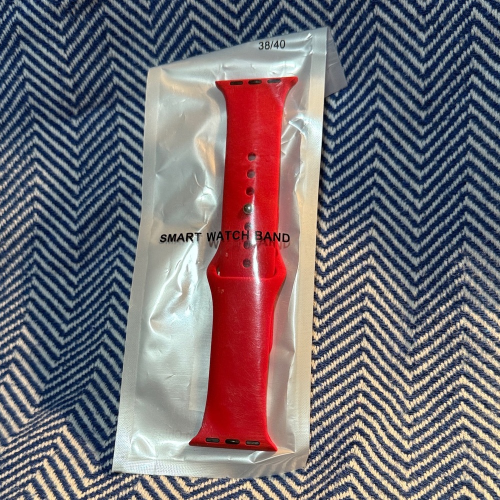 Red Smart Watch Band